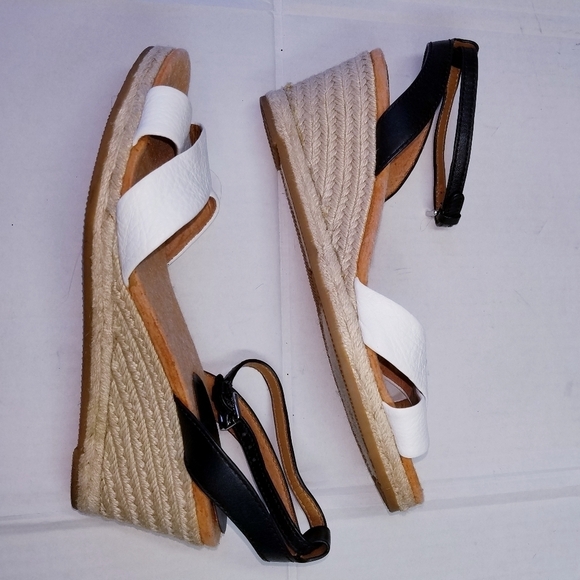 🌸 Coach | Wedge‎ Leather Platform  Sandal - Picture 8 of 10